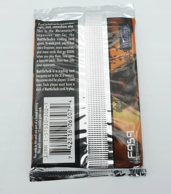 Battletech TCG Mercenaries Booster Pack WOC 6307