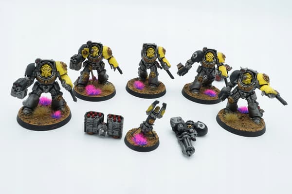 Warhammer 40k Space Marines Terminator Squad – set of 5 plastic miniatures
