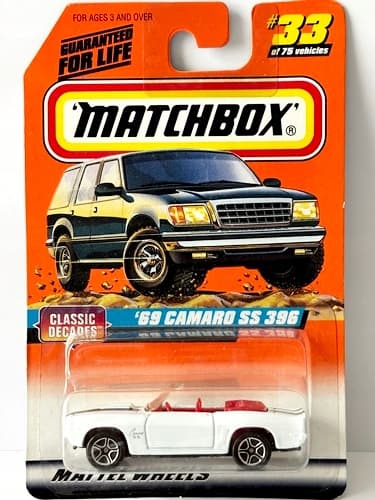 MATCHBOX-69 CAMARO SS 396 (B0)