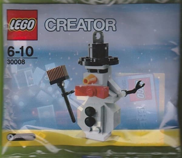 LEGO Creator 30008 Snowman – a snowman made from 44 bricks – NEW
