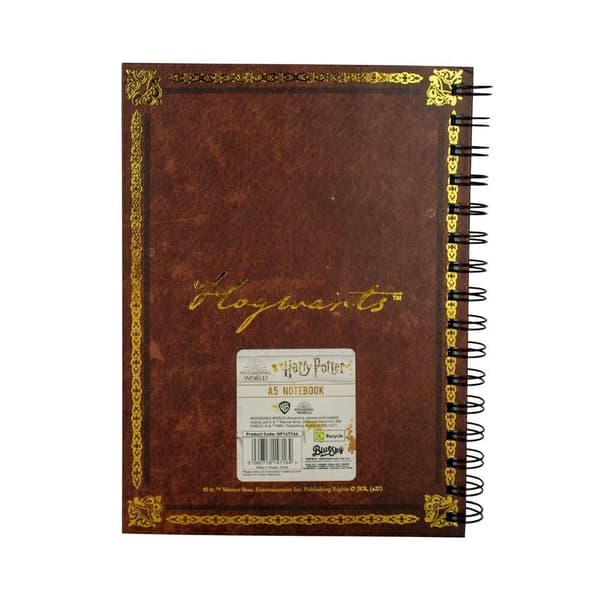 Harry Potter Hogwarts A5 Notebook – Blue Sky Studios, Premium Accessory for