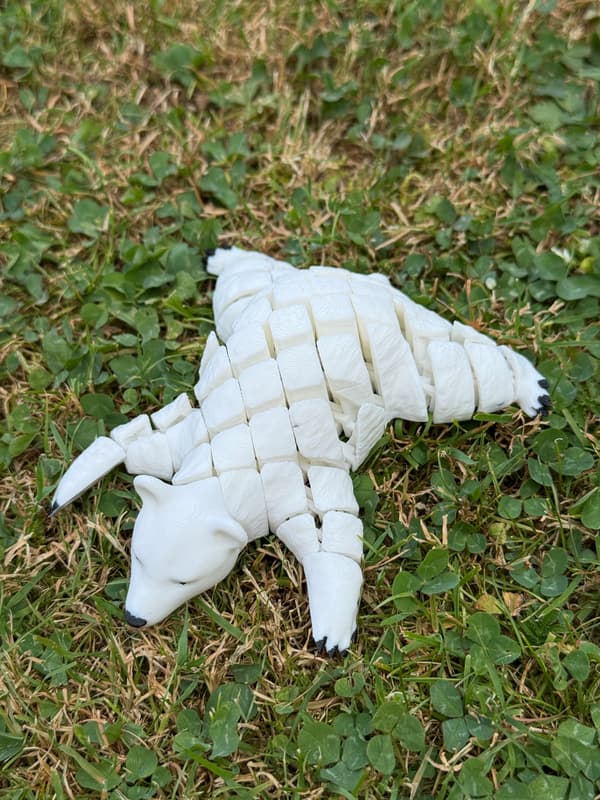 3D Polar Bear – Segmented Ice King, a great gadget, a gift