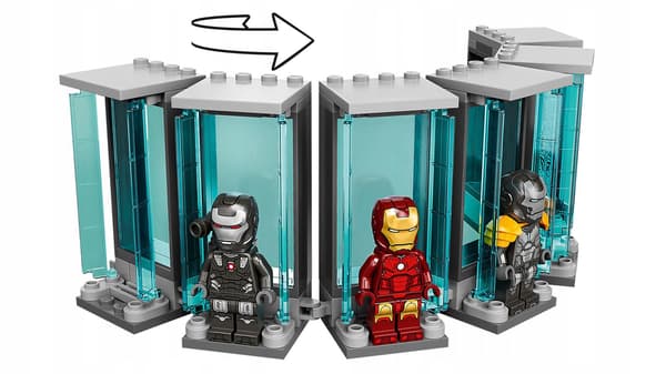 LEGO 76216 Marvel Super Heroes – Iron Man’s Armoury