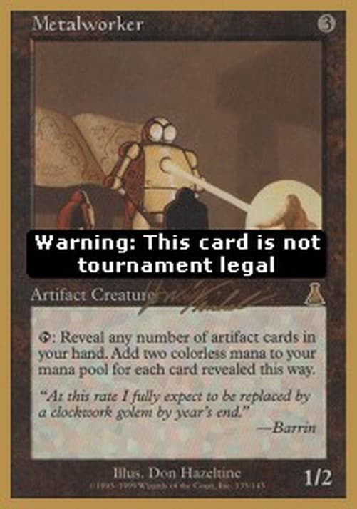 Magic: The Gathering Metalworker