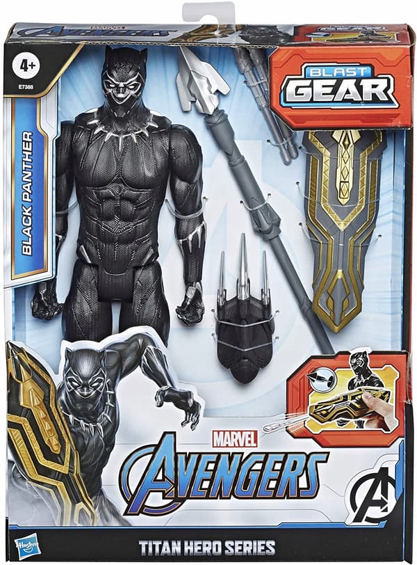 HASBRO BLACK PANTHER BLAST GEAR LAUNCHER E7388