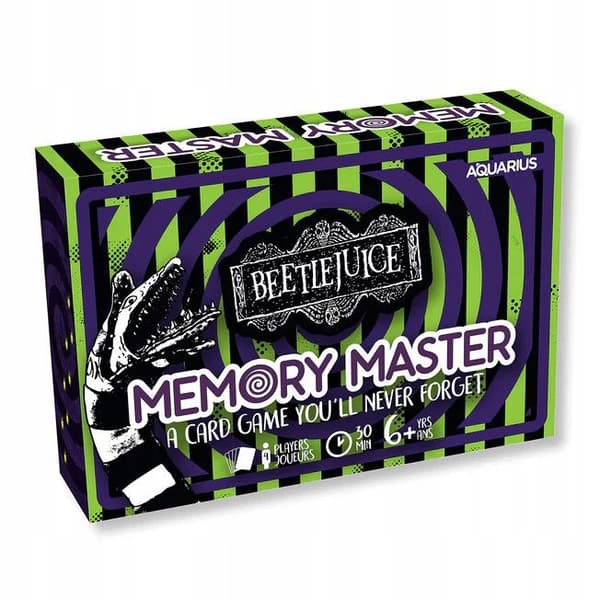 AQUARIUS - BEETLEJUICE MEMORY MASTER CARD GAME [CARDS]