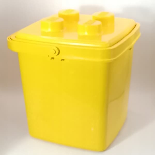 LEGO DUPLO Yellow Container – Bucket for Bricks