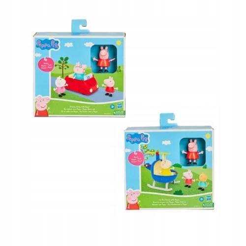 Peppa’s little red convertible with a Peppa figurine
