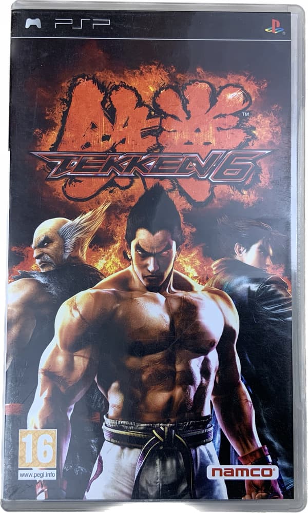 TEKKEN 6 – PSP disc, in excellent condition, complete set