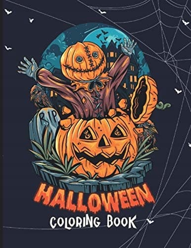 Halloween Colouring Book for Toddlers