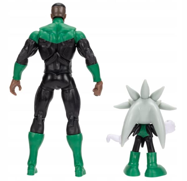 SONIC x DC SILVER & GREEN LANTERN FIGURE SET Collectable figure