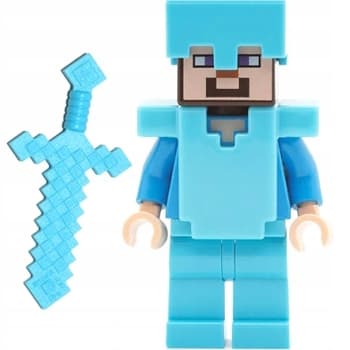 LEGO Minecraft – minifigure, Steve, min015 – NEW