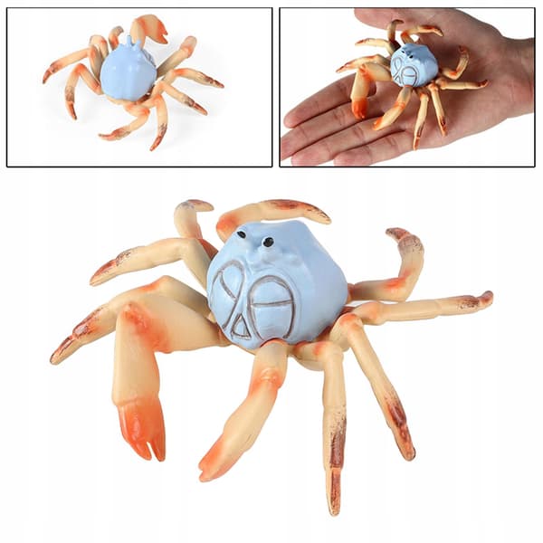 Mini Animal Model Display Props Miniature Statues Freshwater Crab Play Set
