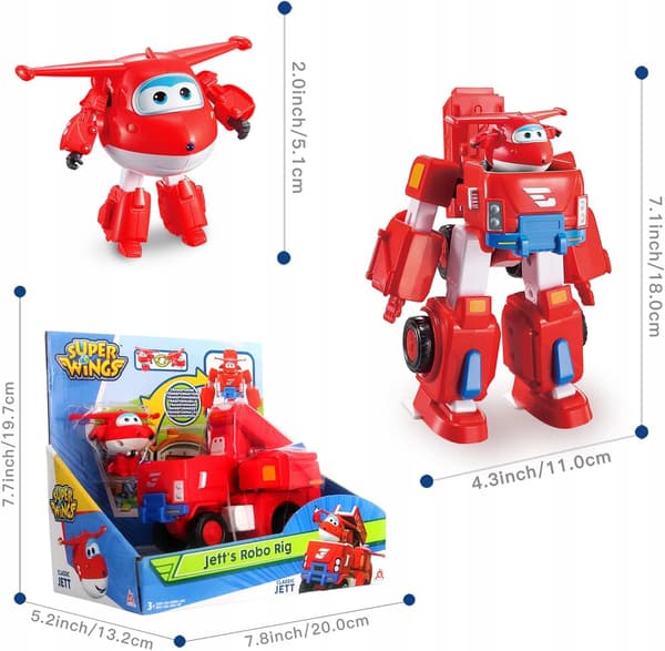 Auldey Super Wings – Jett’s Robo Rig – a robot for…