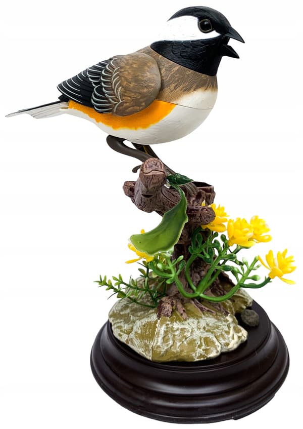 Interactive singing bird with sound, moving, decorative, chirping