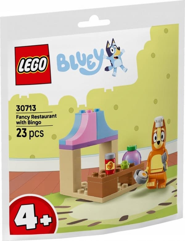 LEGO Bluey 30713: A posh restaurant with bingo