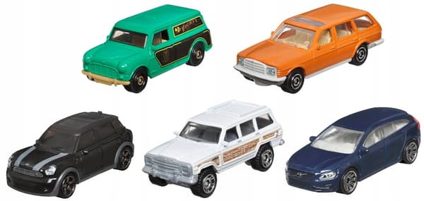 MBX WAGONS II MATCHBOX 5-PACK HKY22 set