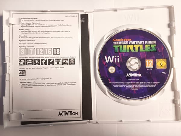 NICKELODEON TURTLES Wii Nintendo Wii boxed set (English version)