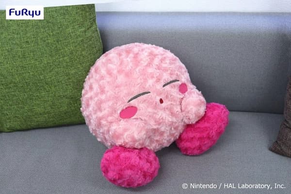 ++ Kirby Plush Figure – Sleepy Snuggle Version – 34 cm