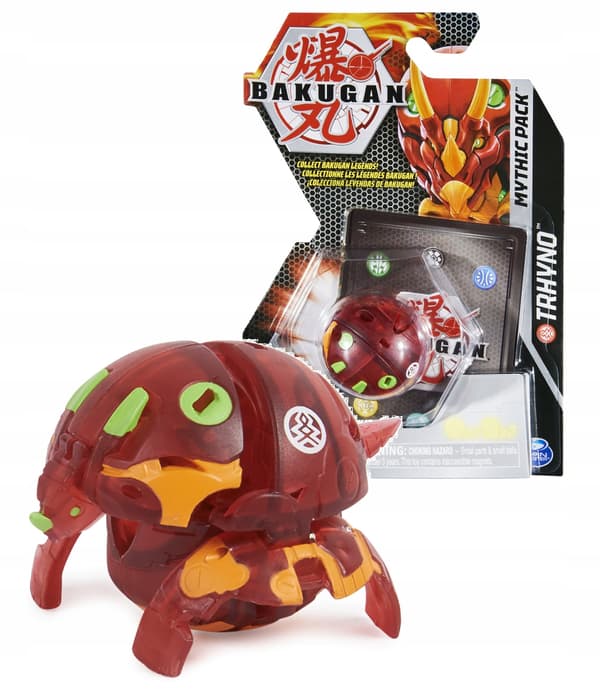 BAKUGAN MYTHIC PACK Figure – TRHYNO BAKUGAN Sphere