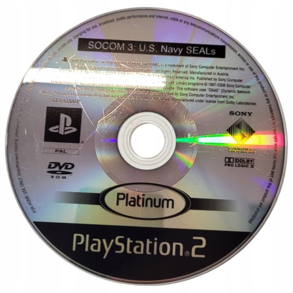 PS2 game SOCOM 3: U.S. Navy SEALs – NO BOX