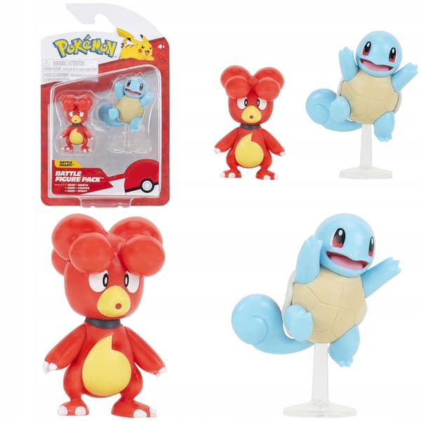 Pokémon Battle Figure Set: 2-Pack featuring Magby & Squirtle #5