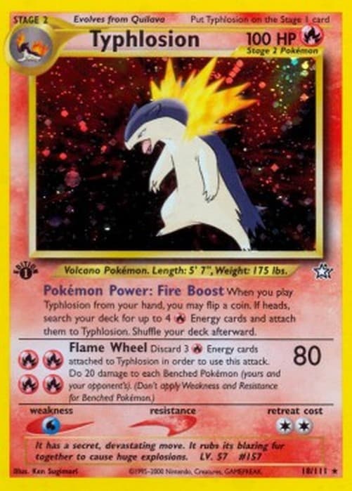 Pokemon TCG Typhlosion