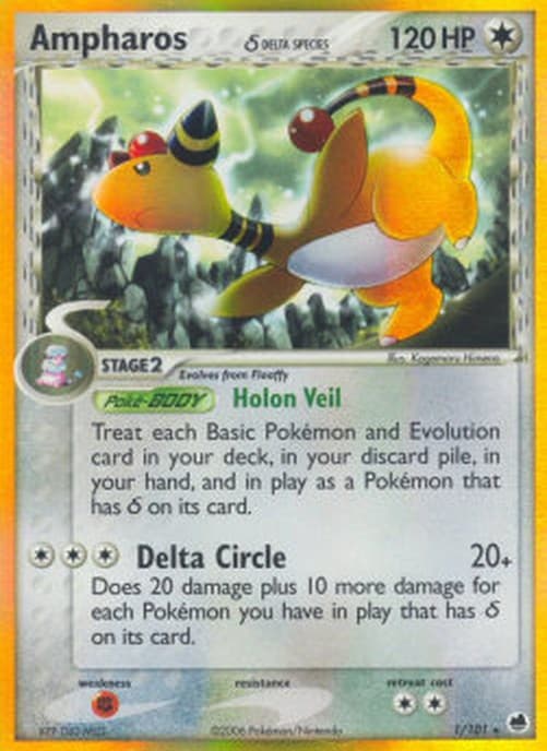 Pokemon Ampharos δ Delta Species