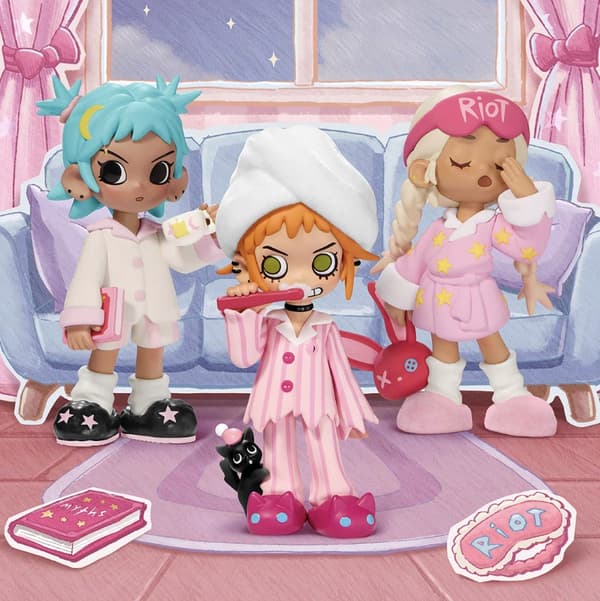 Original Pop Mart Lil Peach Riot Sleepover Series (crushed box)