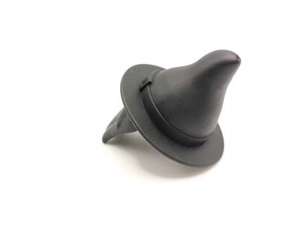 Lego Duplo minifigure: hat with beard, black costume