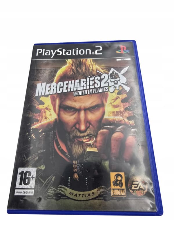 PLAYSTATION 2 MERCENARIES 2: WORLD IN FLAMES