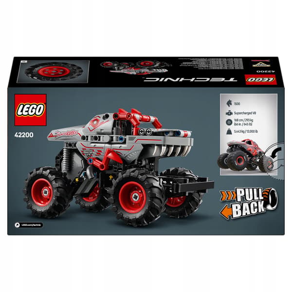 LEGO Technic Monster Jam ThunderROARus with pull-back mechanism 42200