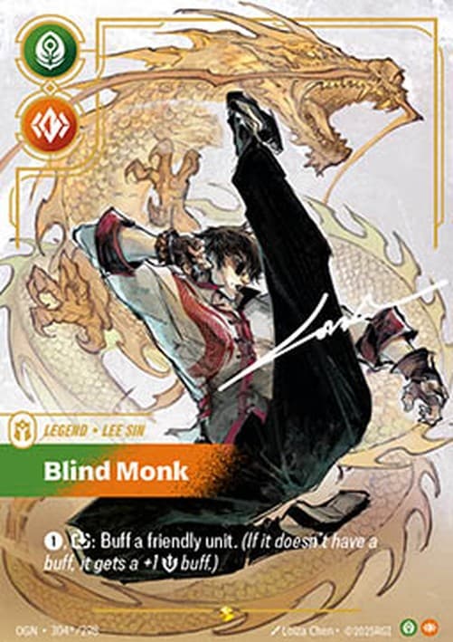 Riftbound OGN Lee Sin, Blind Monk