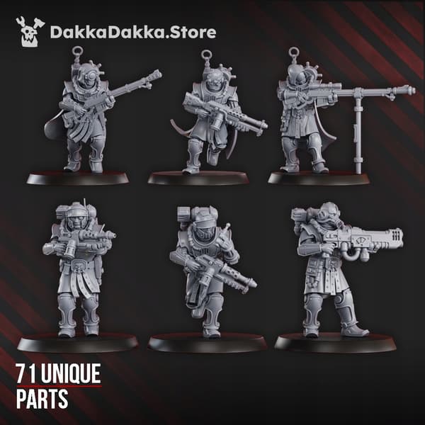 Satellitum Mechguards Range Squad (build kit) x90