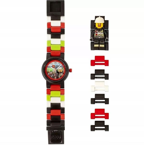 LEGO FIREFIGHTER children’s watch 8021209, adjustable strap, FIRE BRIGADE