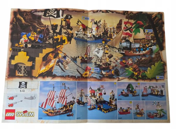 LEGO LEAFLET Poster 1992 Pirates 101783-EU/OS