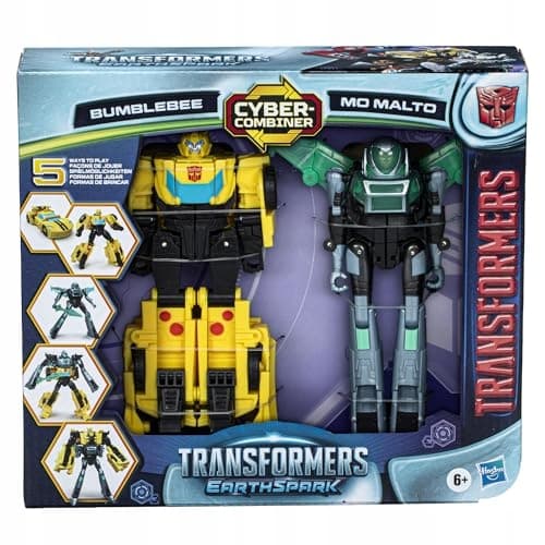 TRANSFORMERS – EARTHSPARK CYBER COMBINER (BUMBLEBEE + MO MALTO)