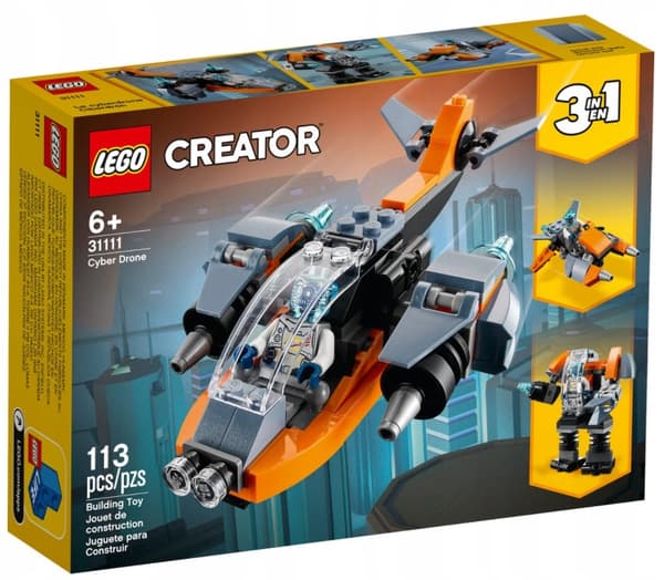 LEGO Creator 3-in-1 Cyberdrone 31111