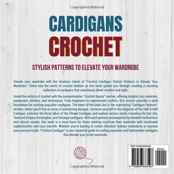 Morley, Owen *Crochet Cardigans: Stylish Patterns to Elevate Your Wardrobe*: