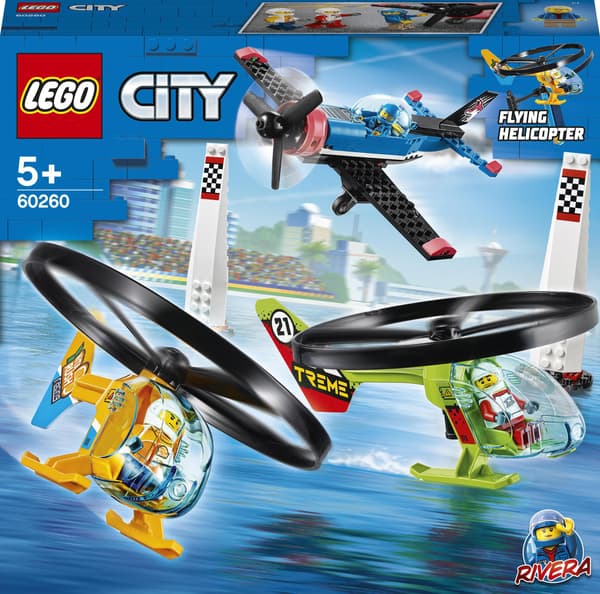 LEGO City 60260 Air Race – Flying Helicopters on a String