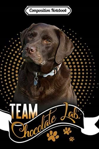 Composition Notebook: Labrador Retriever Team – Chocolate Lab – Funny Gift from Jo