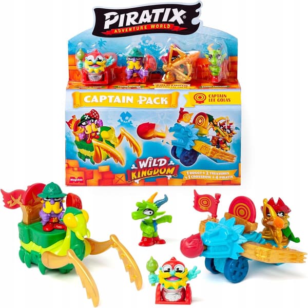 Piratix Wild Kingdom Captain Pack – figurines + accessories, 1 item (assorted)