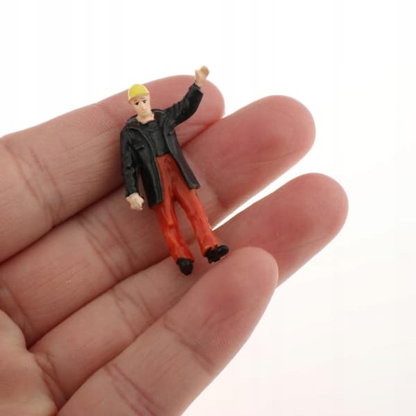 6 pieces, 1/50 scale, black
