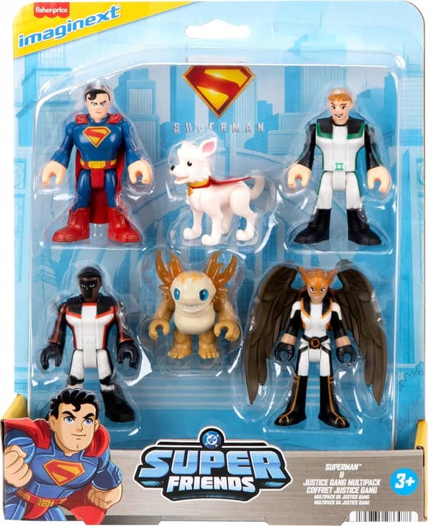 Imaginext Superman Justice League Krypto JDL09 Figures Set
