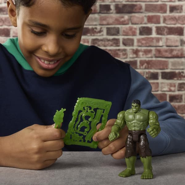 Marvel Hulk Figurine, 11.4 cm, Accessories, Statue for Children, Collectable