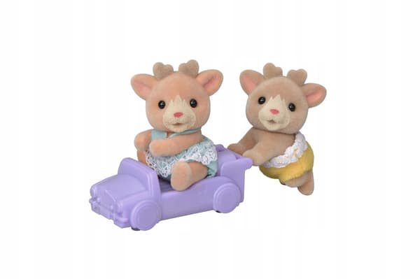 Epoch Sylvanian Families Reindeer Twins Figurine Set