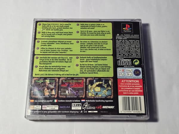 BIOFREAKS PS1 GAME
