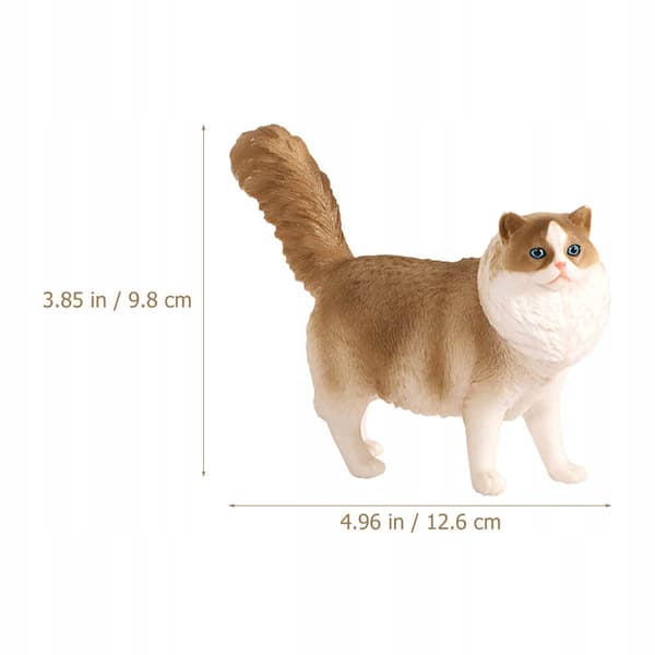 PLASTIC CAT MODEL – DECORATION AND TOY FOR CHILDREN