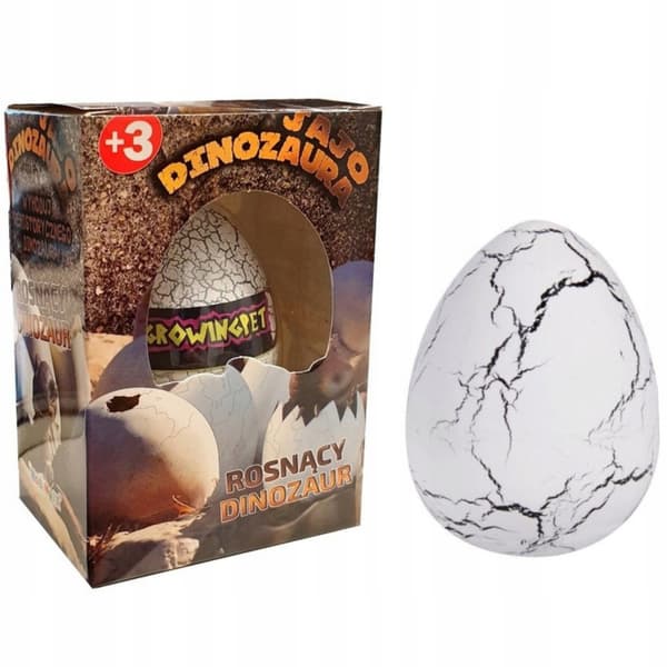 EGG: dinosaur egg – hatching, growing DINOSAUR – LARGE – AS A GIFT