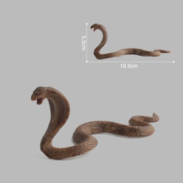 scare toy – artificial snake, 4 models